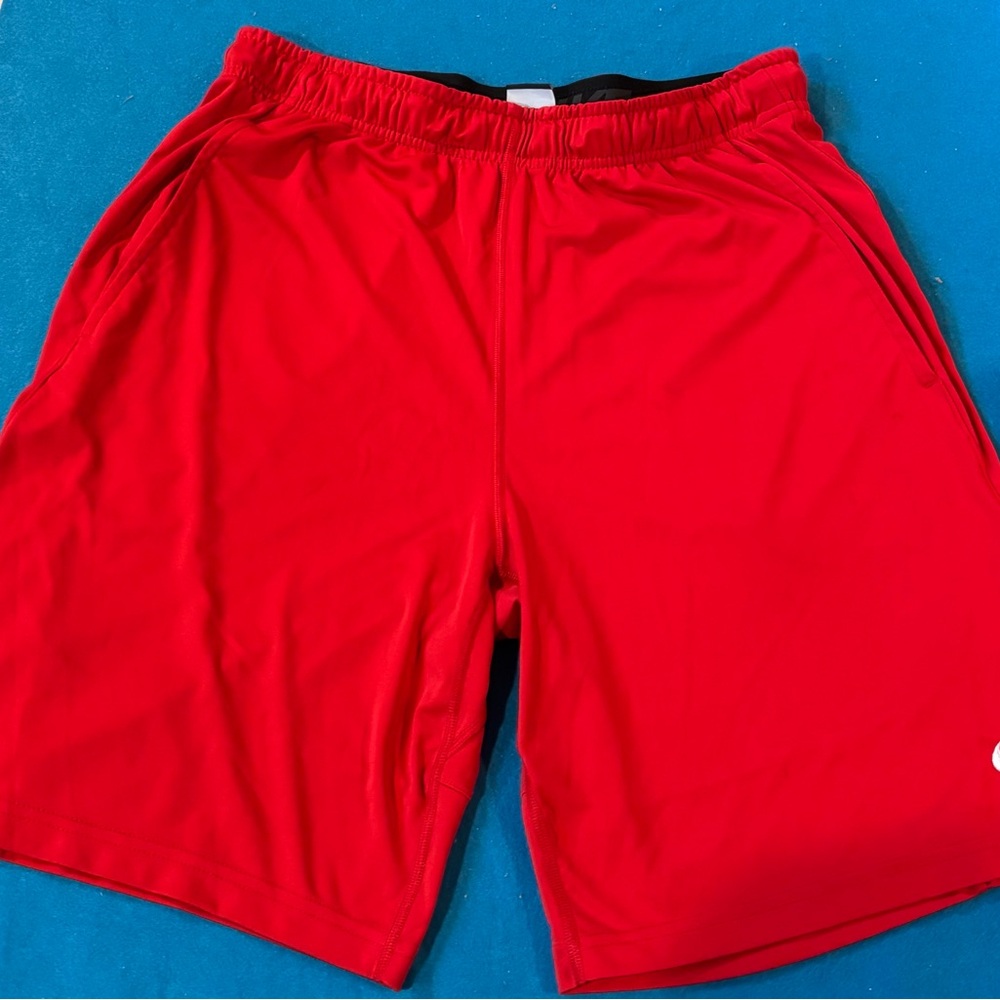 Men's Red Nike Athletic Shorts